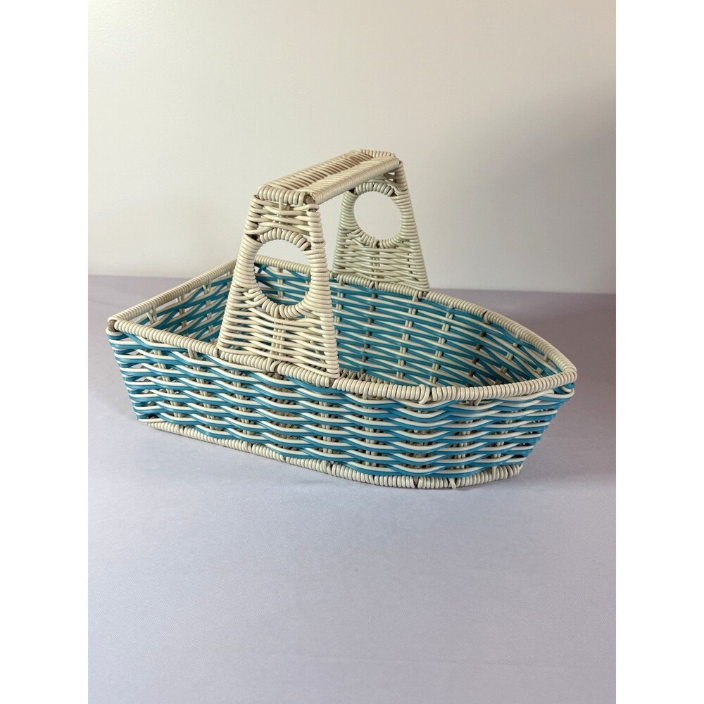 Vintage Tug Boat Wicker Basket Coastal Lake Nautical Baby Boy Shower Decor